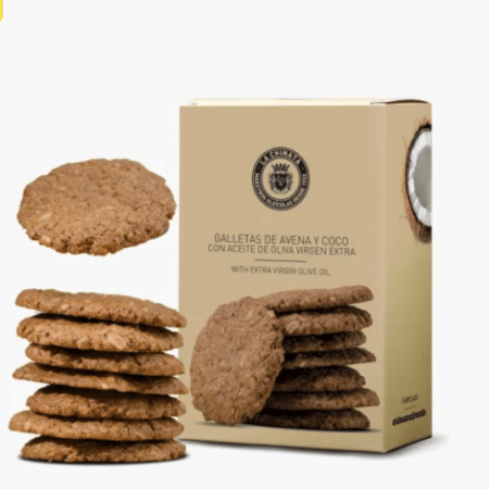 havresmåkager med kokos og ekstra jomfruolivenolie