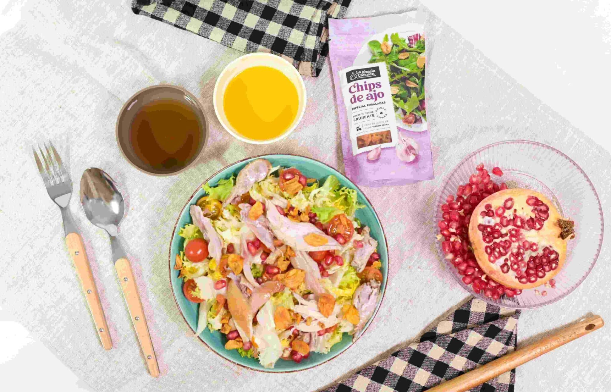 Chips af sprødstegt hvidløg m/ekstra jomfruolivenolie - 55 g 2 sprøde chips af hvidløg